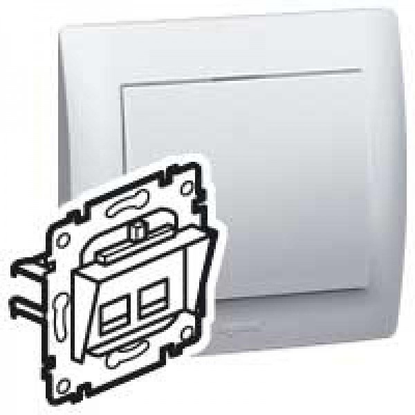  Механизм розетки комп. СП Galea Life RJ45 CAT.6 UTP 2 вых. Leg 775823 