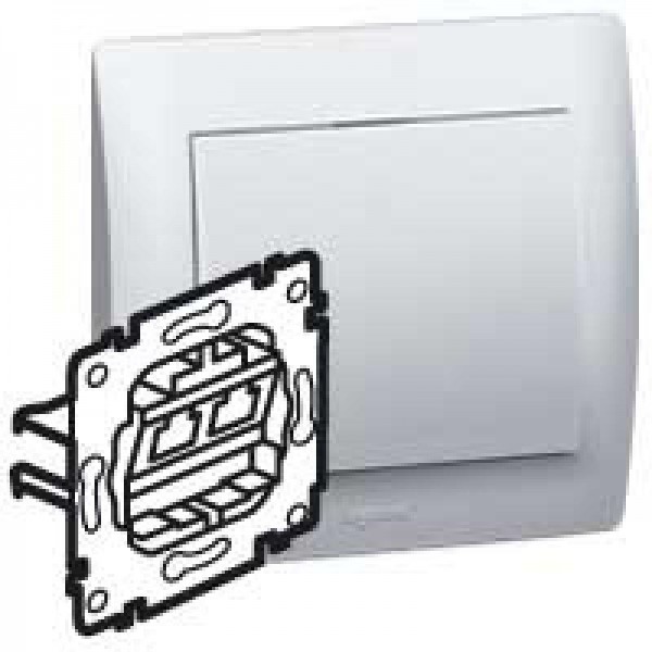 Механизм розетки комп. + телеф. 1-м СП Galea Life RJ45/RJ11 6UTP Leg 775781 