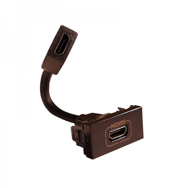  Розетка Mosaic 1мод. HDMI черн. Leg 079368 