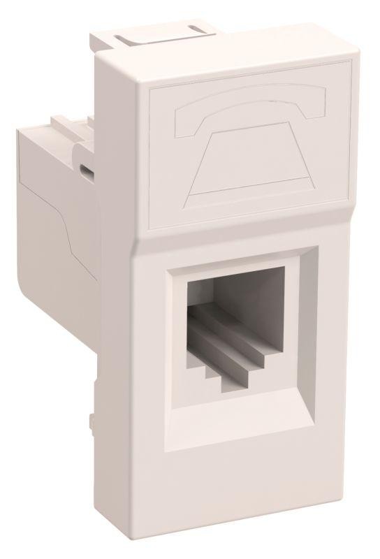  Механизм розетки информ. 1-м ПРАЙМЕР 1мод. RJ45 5еUTP IEK CKK-40D-RI1-K01 
