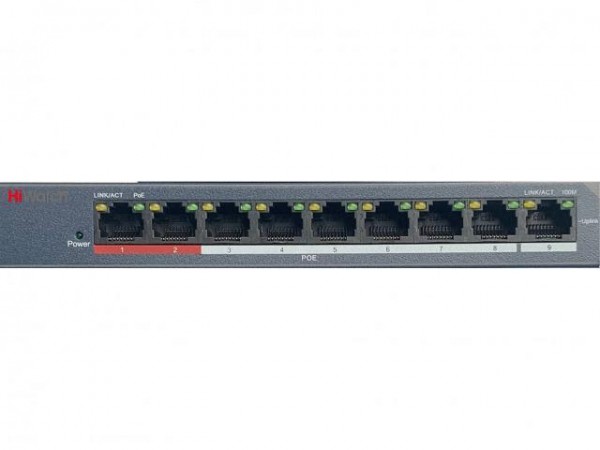  Коммутатор сетевой неуправляемый DS-S908P(В) HiWatch 00-00003625 