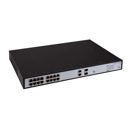  Коммутатор PoE 16 + 2 COMBO 15.4Вт на порт с грозозащитой Rexant 45-0516 