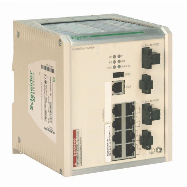  Коммутатор CONNEXIUM (MANAGED) 8TX усовершенств. SchE TCSESM083F23F1 