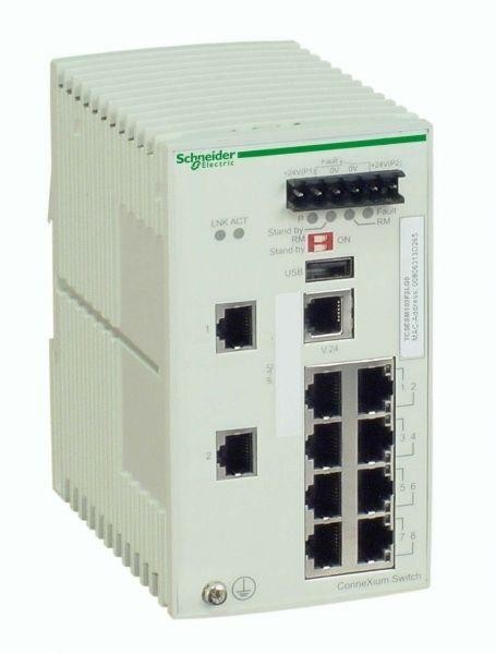  Коммутатор CONNEXIUM (MANAGED) 8TX/2SFP SchE TCSESM103F2LG0 