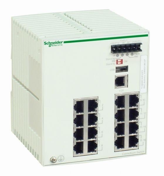  Коммутатор CONNEXIUM (MANAGED) 16TX SchE TCSESM163F23F0 