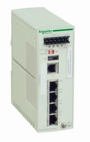  Коммутатор CONNEXIUM (MANAGED) 4TX SchE TCSESM043F23F0 