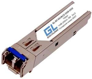  Модуль SFP 1Гбит/с два волокна SM 2хLC 1310нм 14 дБ (до 20км) (GL-10GT) GIGALINK GL-OT-SG14LC2-1310-1310 