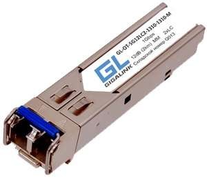  Модуль SFP 1Гбит/с два волокна MM 2xLC 1310нм 12дБ до 2км GIGALINK GL-OT-SG12LC2-1310-1310-M 