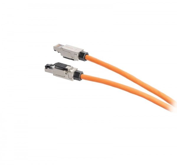  Коннектор RJ45/8P8C под витую пару Кат.6a (Класс Ea) 500МГц покрытие 50мкд универс. ножи T568B самозажимной полный экран металлик NIKOMAX NMC-RJ88SA2-NT-MT 
