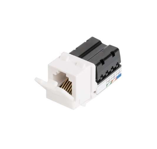  Модуль-вставка Keystone кат.6 (класс E) 250МГц RJ45/8P8C 110/KRONE T568A/B неэкран. бел. NIKOMAX NMC-KJUE2-WT 