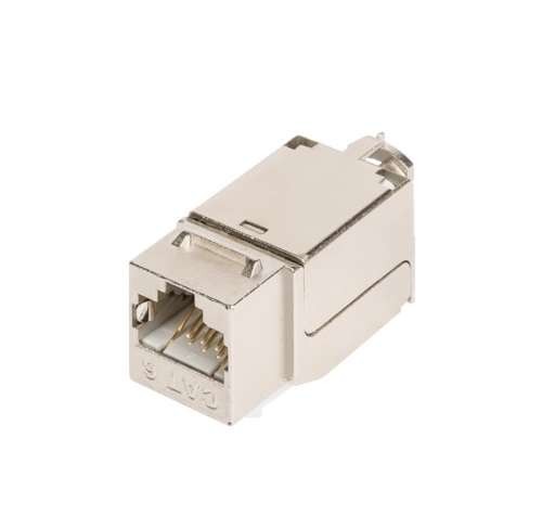  Модуль-вставка Keystone кат.6a (класс Ea) 500МГц RJ45/8P8C FT-TOOL/110/KRONE T568A/B полный экран метал. NIKOMAX NMC-KJSA2-FT-MT 