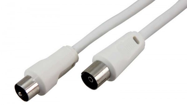  Шнур TV Plug - TV Jack 15м бел. Rexant 18-0008 