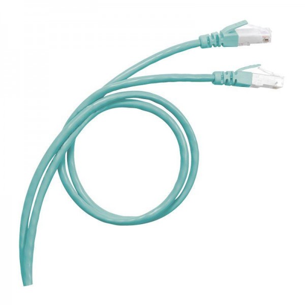  Шнур коммутационный RJ 45 категория 8 S/FTP LSZH экранированный 3м морской волны Leg 033704 