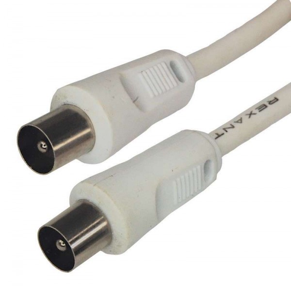  Шнур TV Plug-TV Plug 1.5м бел. REXANT 18-0102 