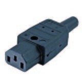  Разъем CON-IEC320C13 IEC 60320 C13 220В 10А на кабель (плоские контакты) Hyperline 47865 
