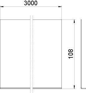  Пластина защитная 100х3000SB BKS FS OBO 6049252 