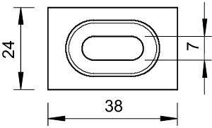  Фиксатор GKT 38 VA4401 SP OBO 6017092 