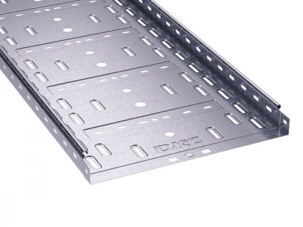  Лоток листовой перфорированный 400х100 L3000 сталь 1мм гор. оцинк. DKC 35345HDZ 
