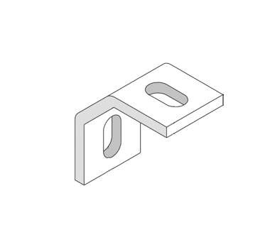  Скоба крепления для профиля IPN 80 "V" HDWVPIPN 
