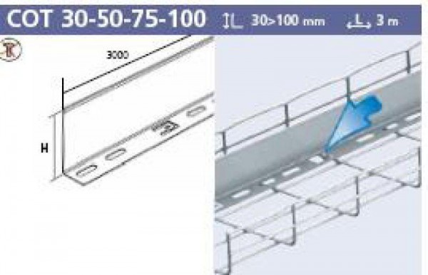  Разделитель для лотка COTFIL 30 EZ CABLOFIL CM586711 