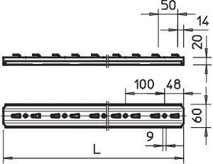  Стойка TP 3000мм TPSG 3000 FT OBO 6366093 