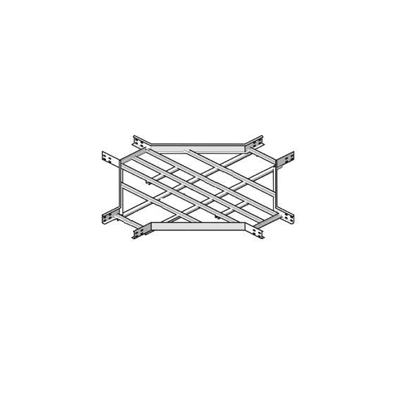  Ответвитель для лотка Х-образ. горизонт. для лотка KL 300х60 "V" KLK 60x300 
