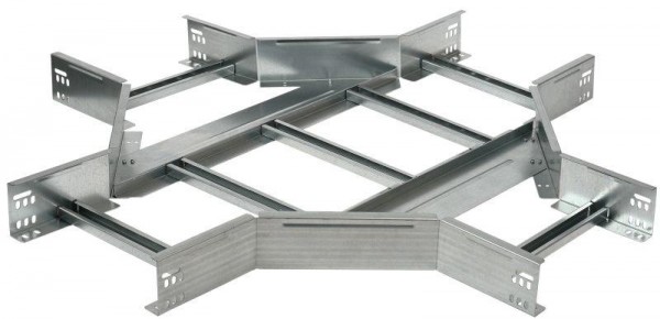  Ответвитель для лотка Х-образ. 50х400 R300 ИЭК LLK2X-050-400 