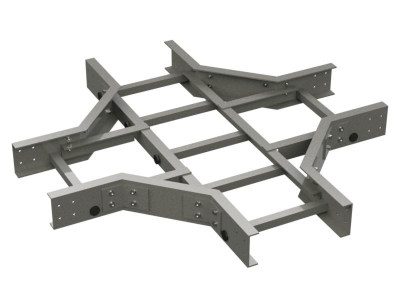  Ответвитель Х-образный 300x150 стеклопластик DKC GLX91530R 
