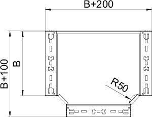  Секция Т-образная 110х200 RTM 120 VA4301 OBO 6042052 