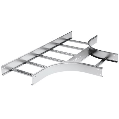  Ответвитель для лестн. лотка Т-образ. 100х600 R-300 гор. оцинк DKC LT1306HDZ 