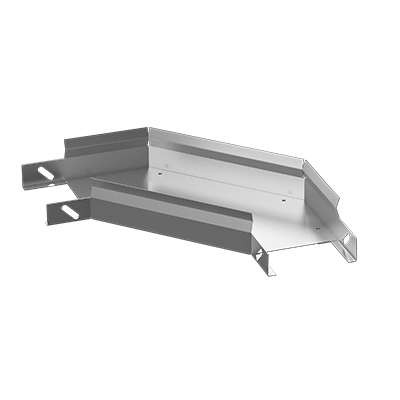  Угол для лотка глух. горизонт. 90град. ЛУГГц 100х50 1.0 оцинк. ASD-electric EI-01.11.31.016 
