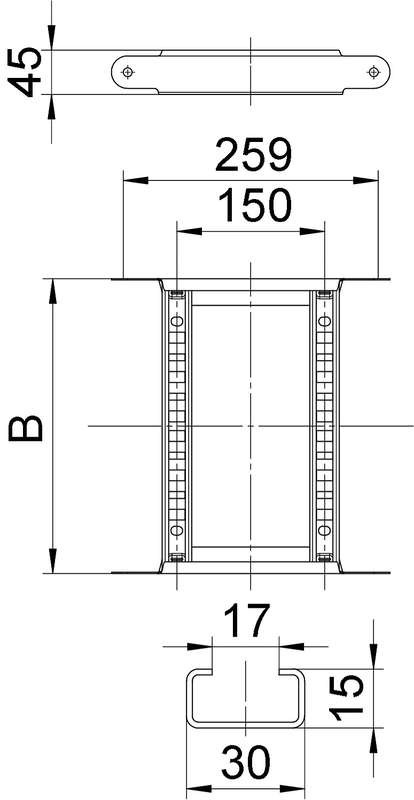  Соединитель кабельного лотка шарнирный LGBE 430 FT OBO 6225432 