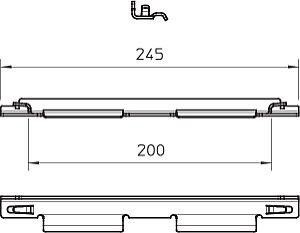  Соединитель быстрого монтажа L245мм GRV 245 DD OBO 6016684 