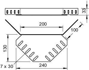  Соединитель угловой H35 REV 35 DD OBO 6069304 