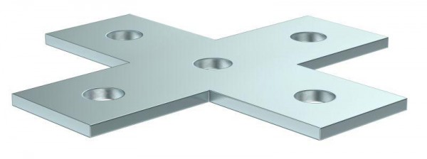  Пластина соединительная X-образ. для STRUT-профиля HDZ ИЭК CLM50D-PXS-136-40-HDZ 