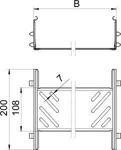  Комплект продольных соед. 110х400х200 KTSMV 140 VA4301 OBO 6069142 