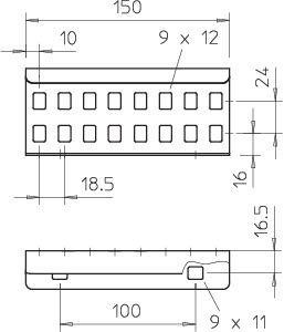  Комплект соединительный для лотка H60 гор. цинк LVG 60 FT (болт+шайба+гайка) OBO 6208843 