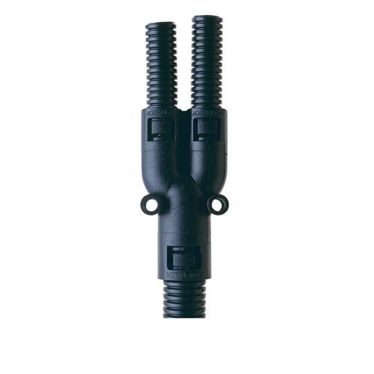  Фитинг AL 3-сторонний пласт. d28-2хd21 черн. (уп.10шт) ABB 7TCA296000R0913 