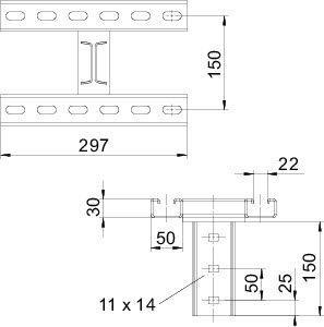  Траверса 500мм KI8 CPS5-2-500FT OBO 6347038 