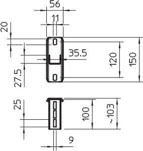  Траверса 1268 KP FT OBO 6350054 