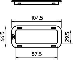  Вставка предохранительная для лотка KRS-DR 920 PE OBO 6087965 