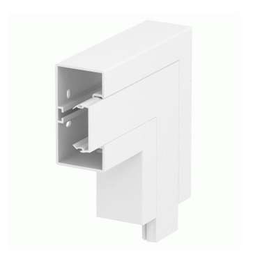  Угол кабель-канала плоский Rapid 45-2 53х100мм GK-FS53100RW ПВХ бел. OBO 6113080 