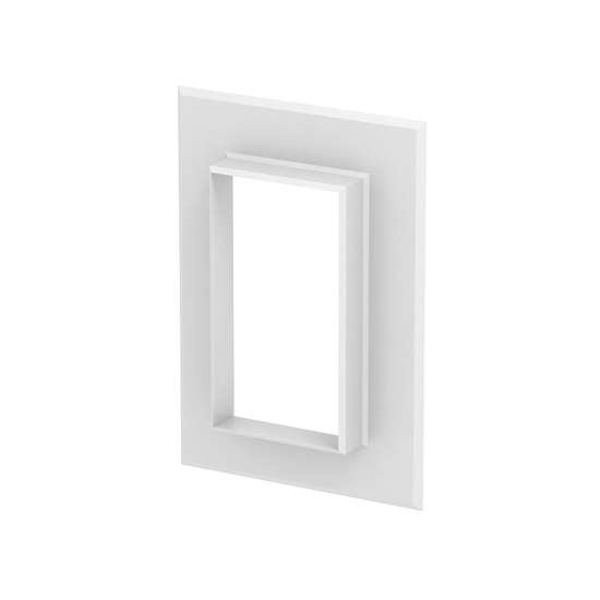  Рамка настенная стыковая кабель-канала Rapid 80 70х130мм G-AWAG70130RW алюм. бел. OBO 6278850 