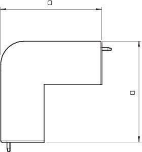  Крышка внешнего угла кабель-канала 60х90мм ПВХ WDK HA60090RW бел. OBO 6192327 