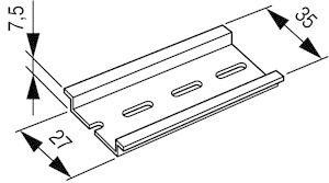  DIN-рейка 35х7.5мм TS35X75 EATON 053030 