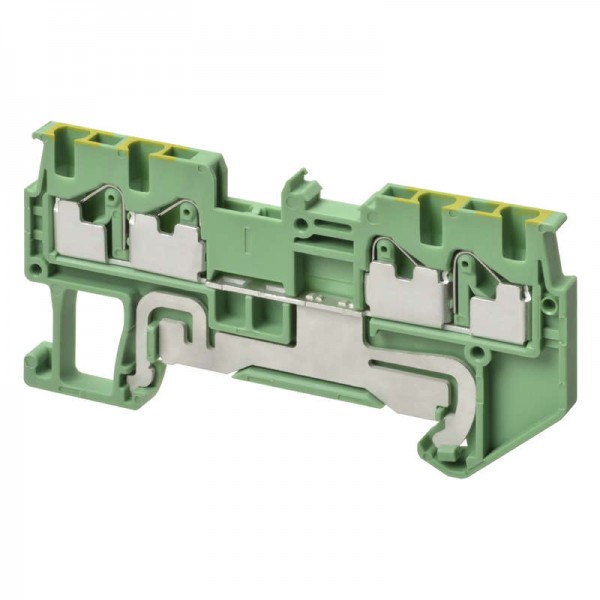  Клемма XW5GP15121 Push-in Plus 1.5кв.мм 2п 2-х рядная 500В 17.5А земля Omron 669956 