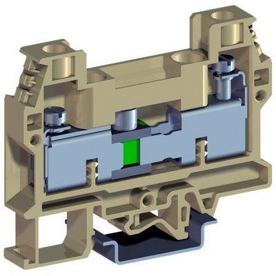  Клемма для амперметра со скользящим размыкателем 10кв.мм сер. DKC ZSB420GR 