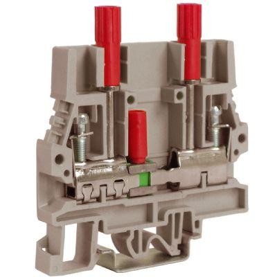  Разъединитель тестовый SCB.6/DD для вольтметра 6кв.мм беж. DKC ZSB210 