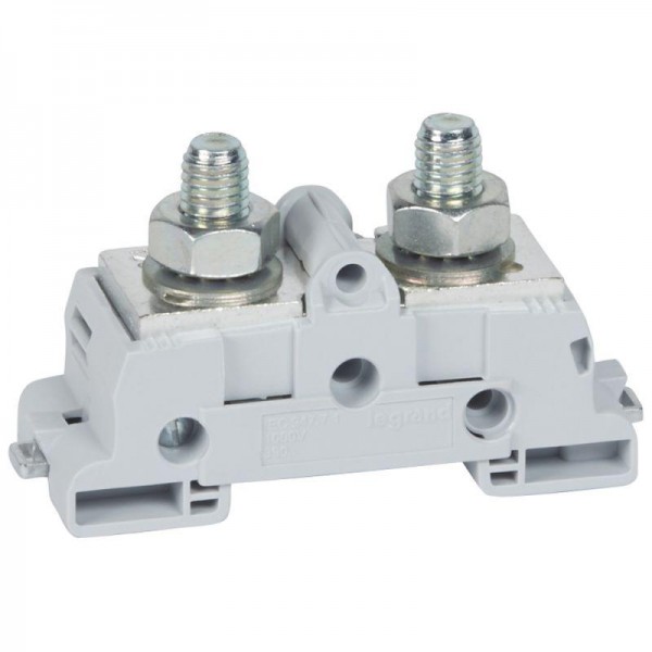  Блок клеммный Viking3 120х34 под винт М10 Leg 039073 