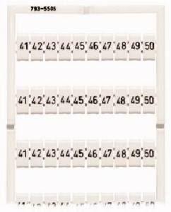  Маркировка WMB MULTI 41-50 для шир. 5-17.5мм WAGO 793-5506 